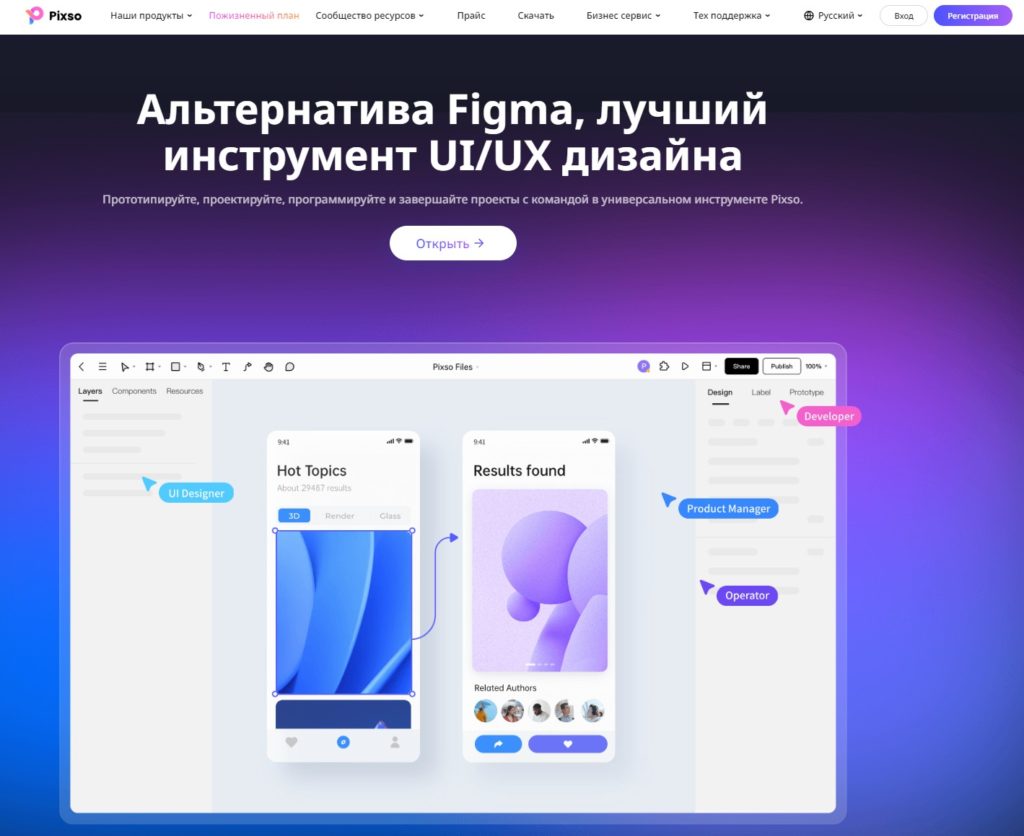 Китайский аналог Figma под названием Pixso завоевывает рынок